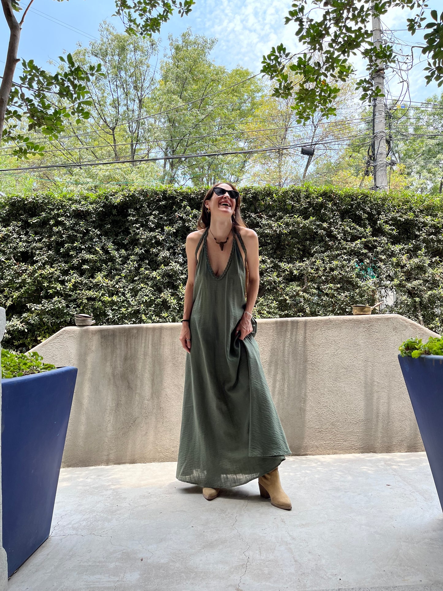 Vestido trenzado