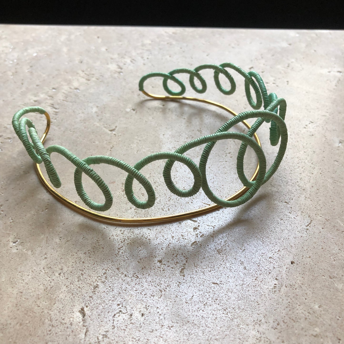 Choker chalam verde