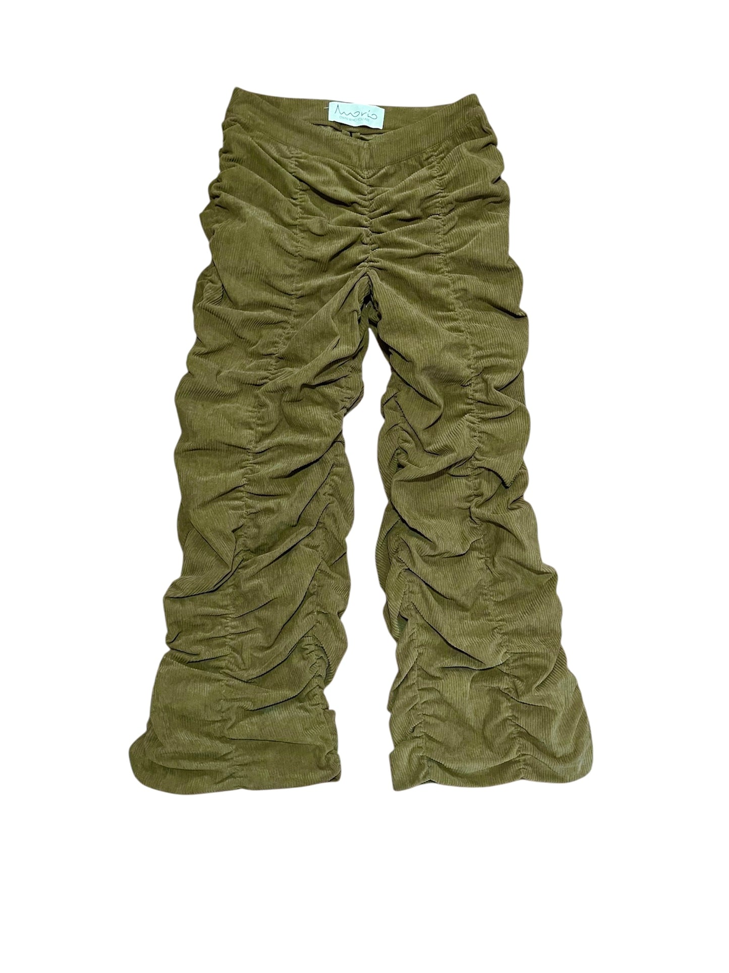 Pantalón scrunchie pana