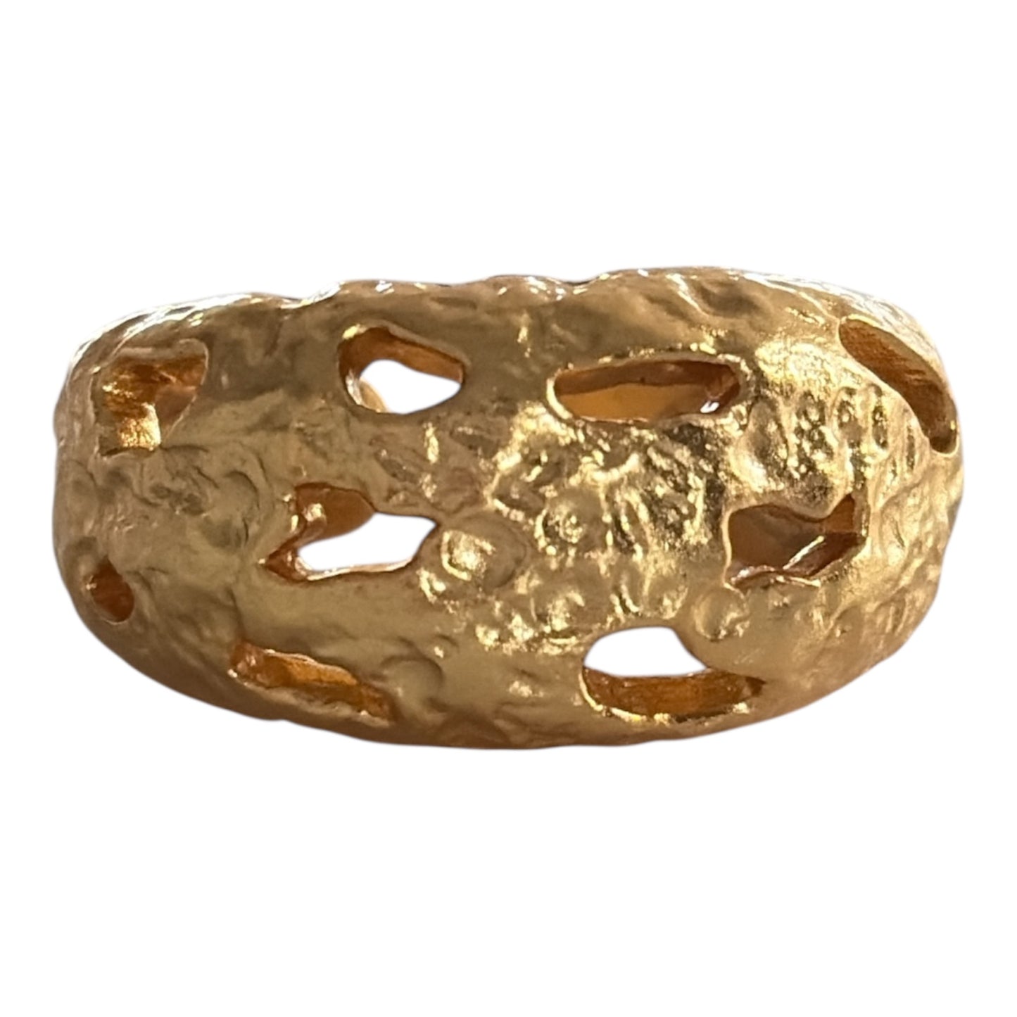 Anillo chunky orificios