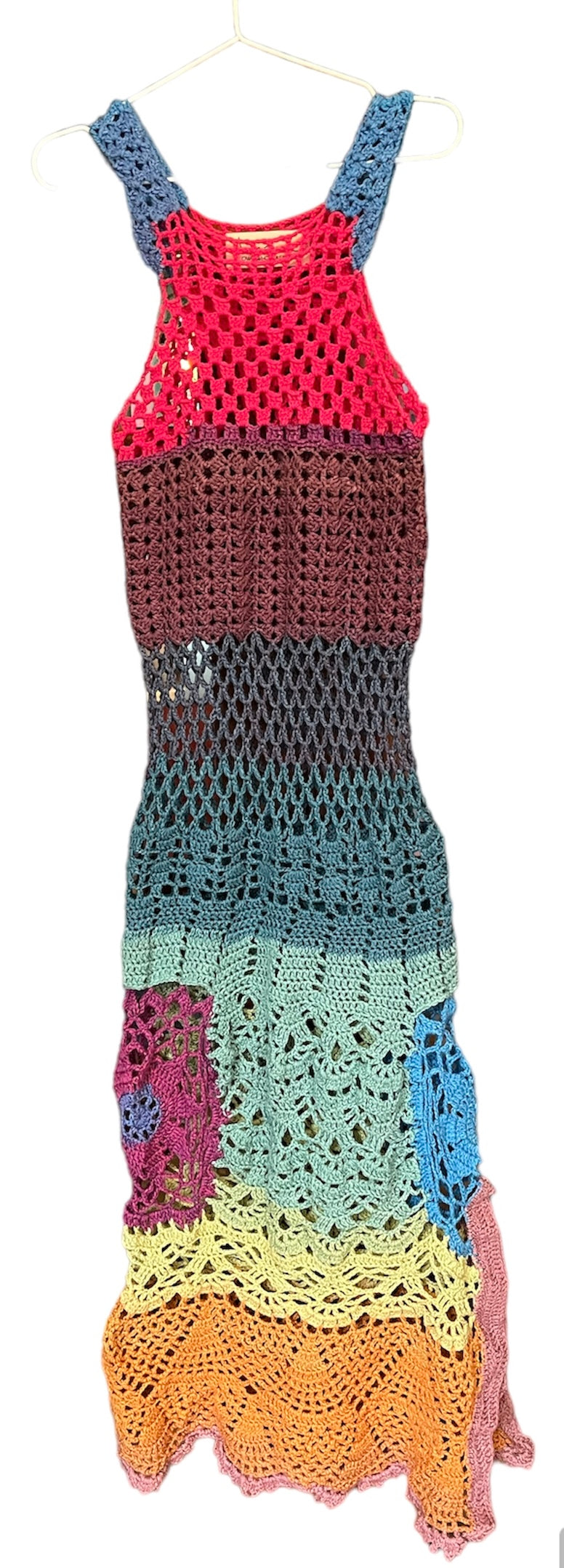 Vestido crochet colores