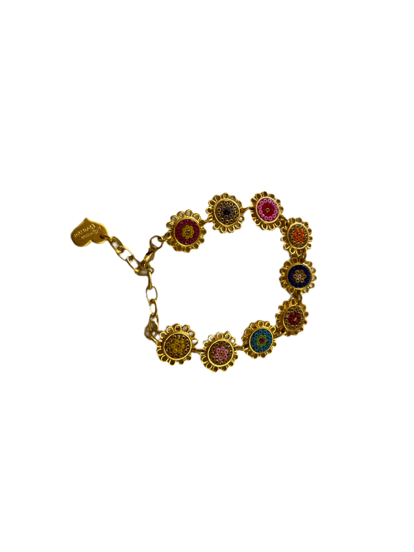Pulsera colores flor chica