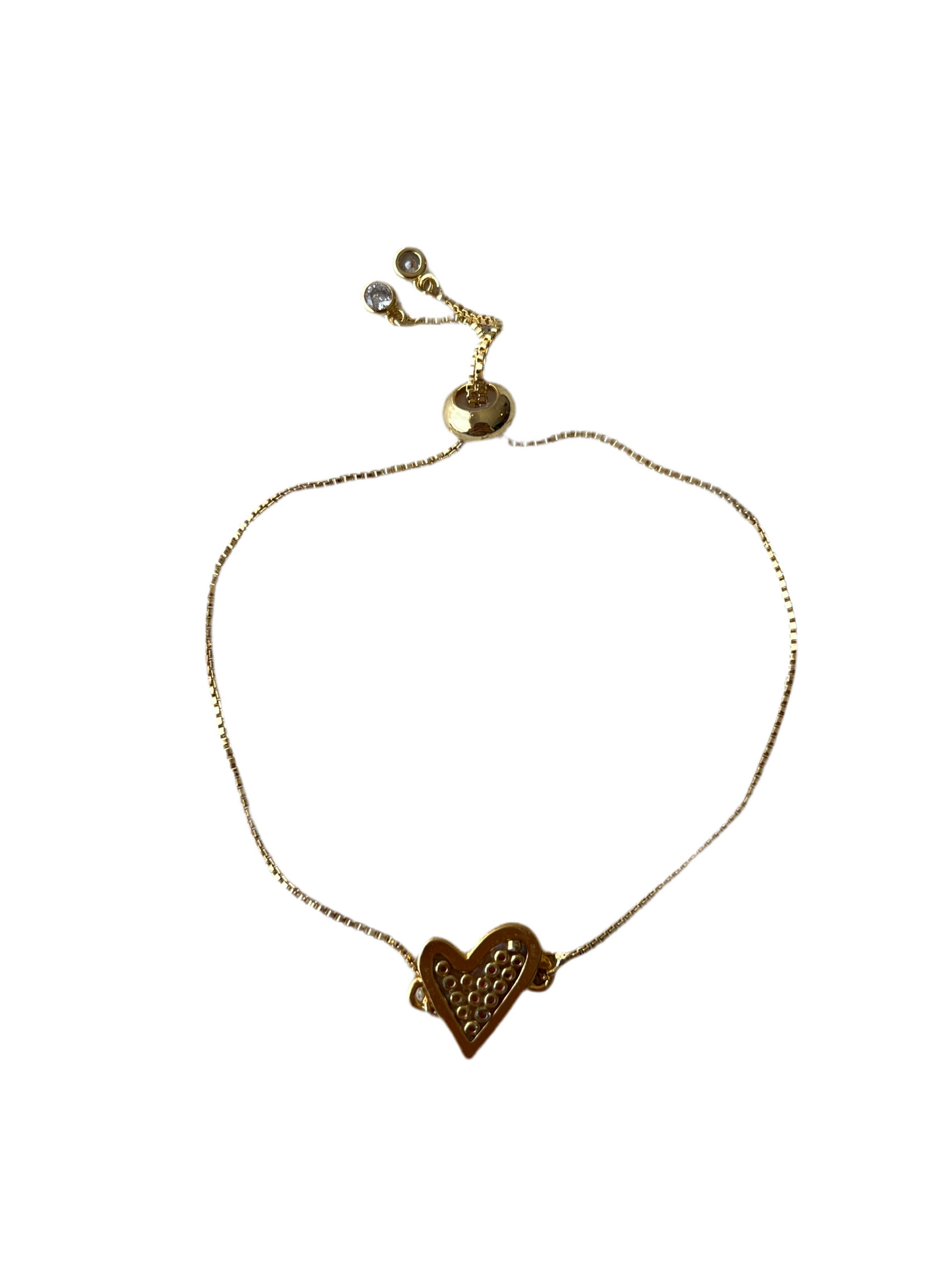 Pulsera corazón ajustable