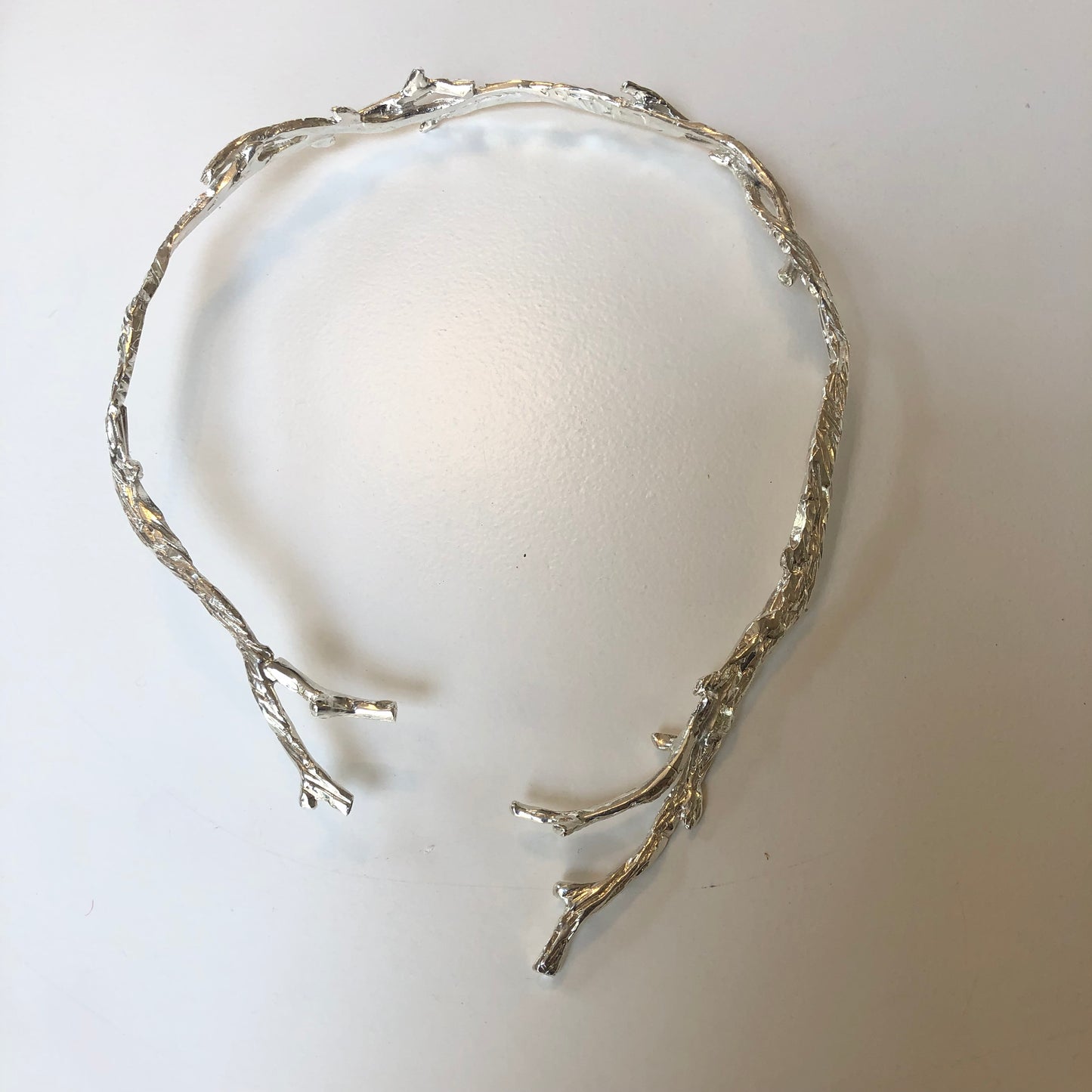Collar rama plata