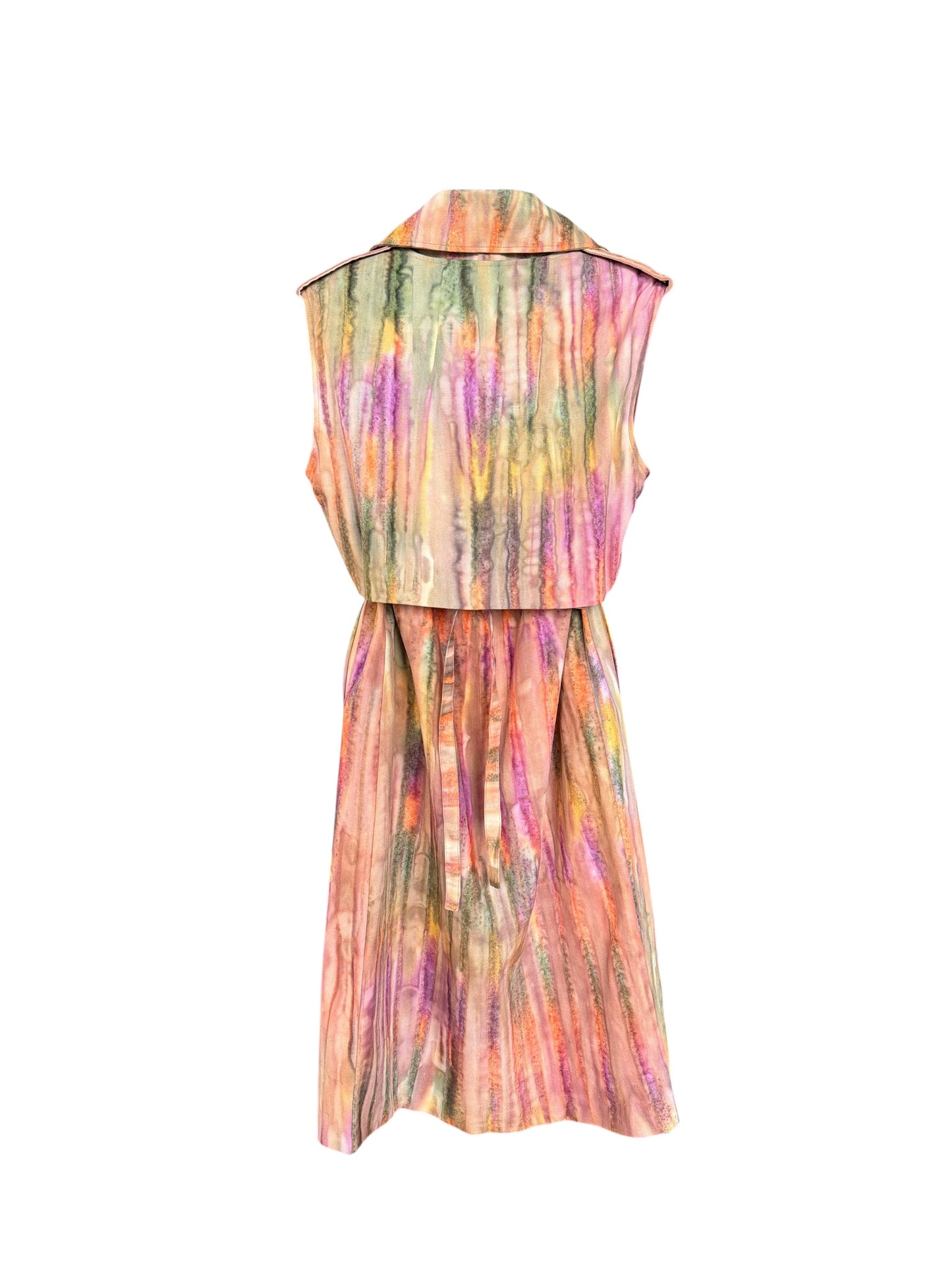 Gabardina chaleco tiedye