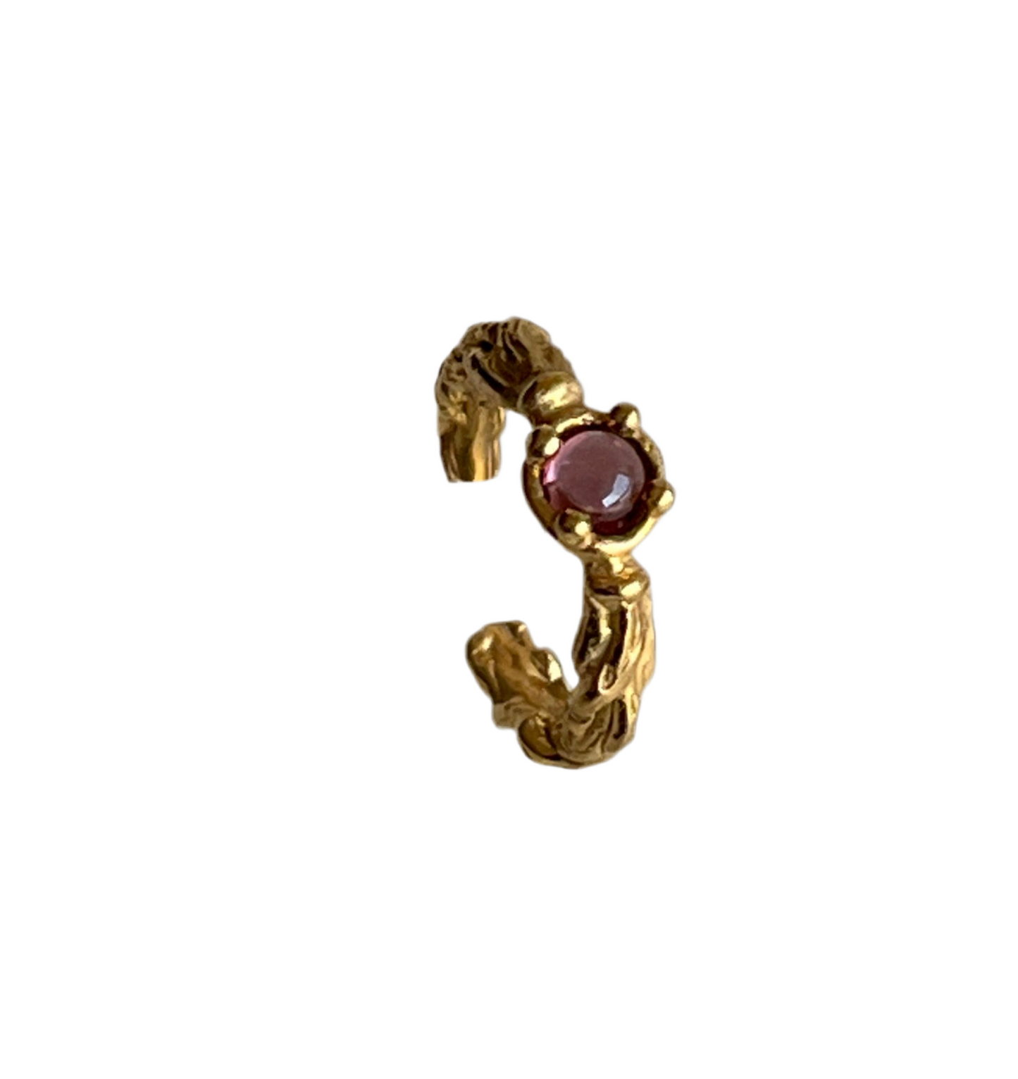 Earcuff quetzal turmalina
