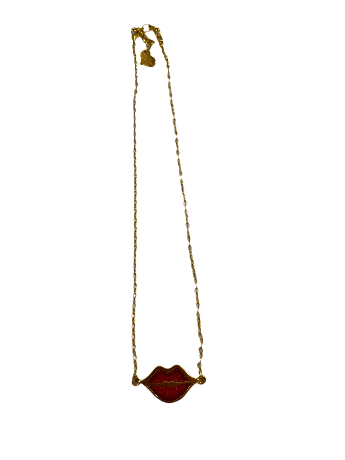 Collar labios mini