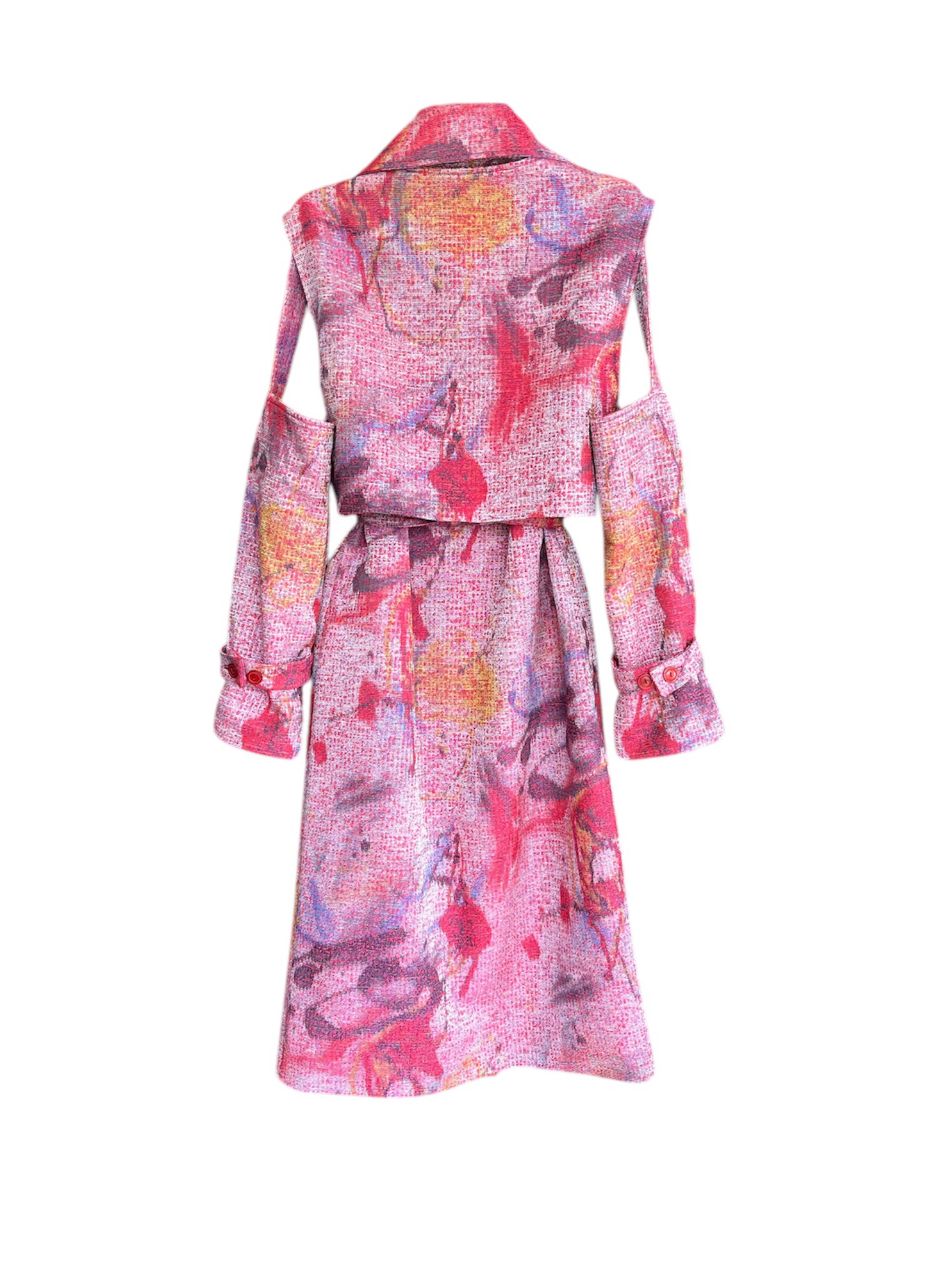 Gabardina - chaleco con mangas removibles