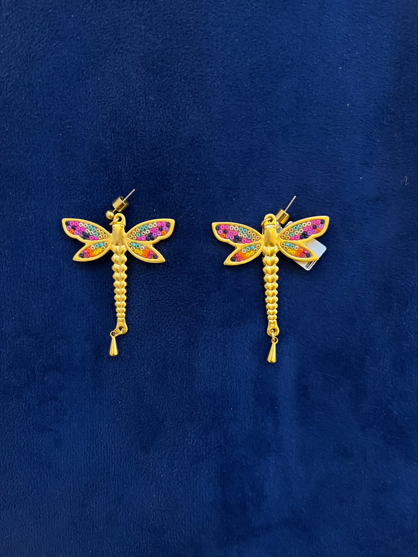 Aretes libélula mediana
