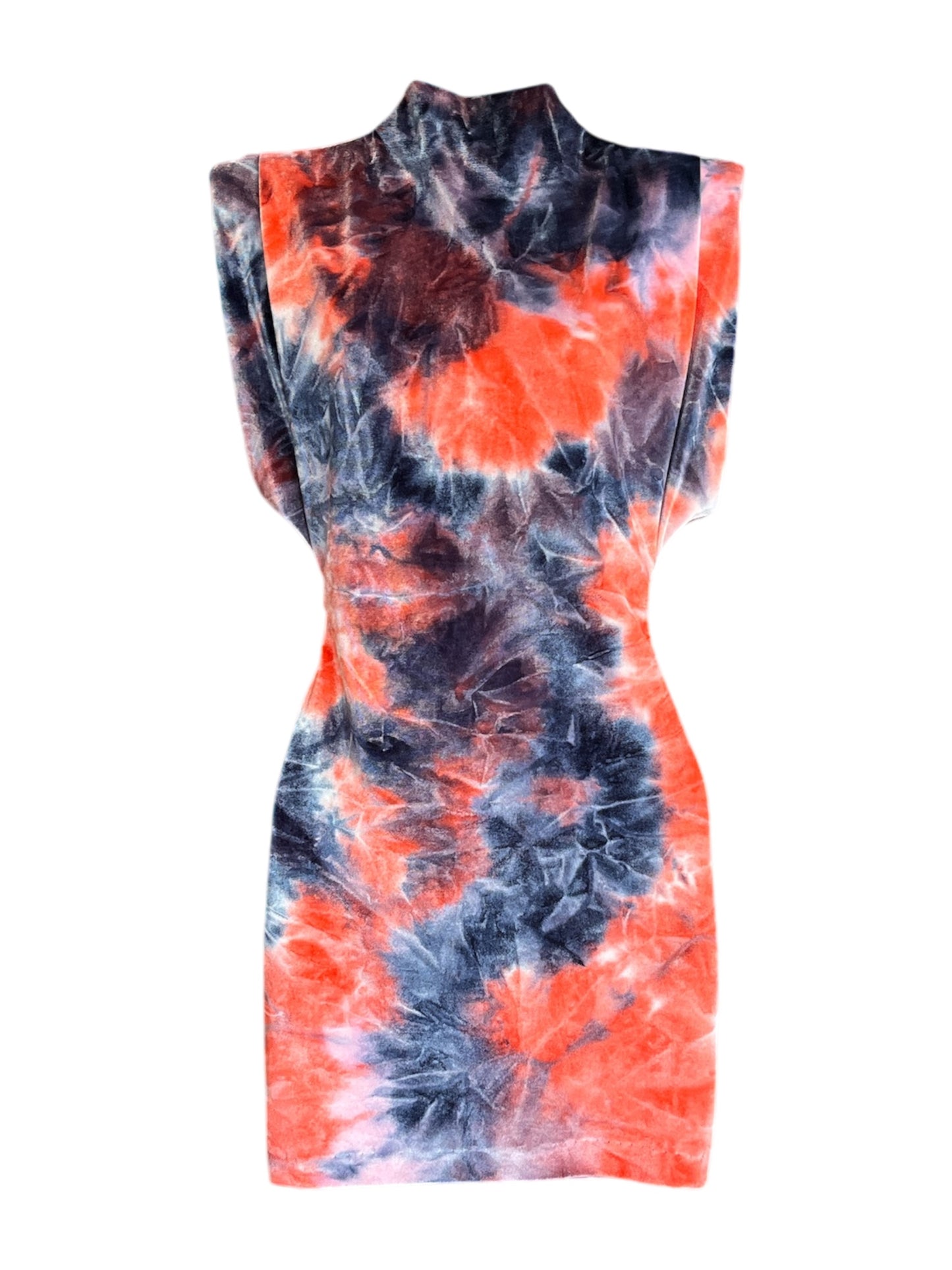 Vestido Regina | tiedye morado naranja |
