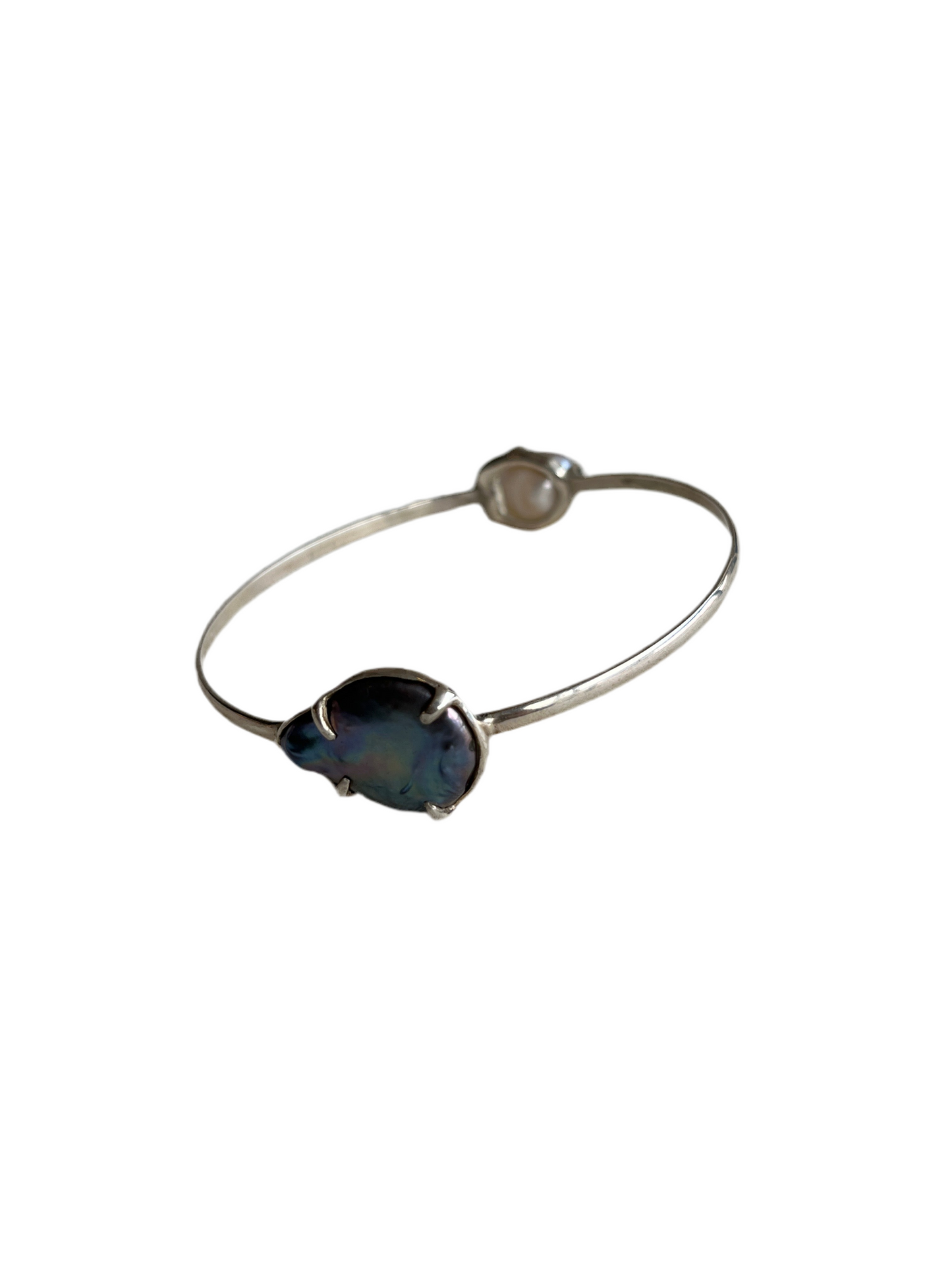 Pulsera Hipatia perla bicolor grande