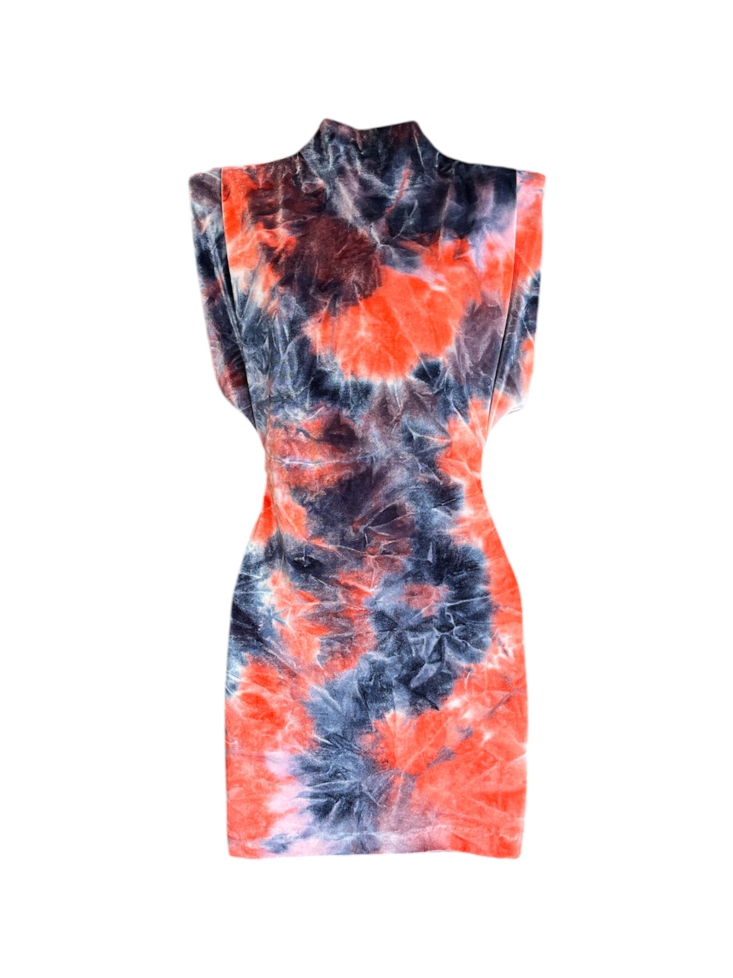 Vestido Regina | tiedye morado naranja |