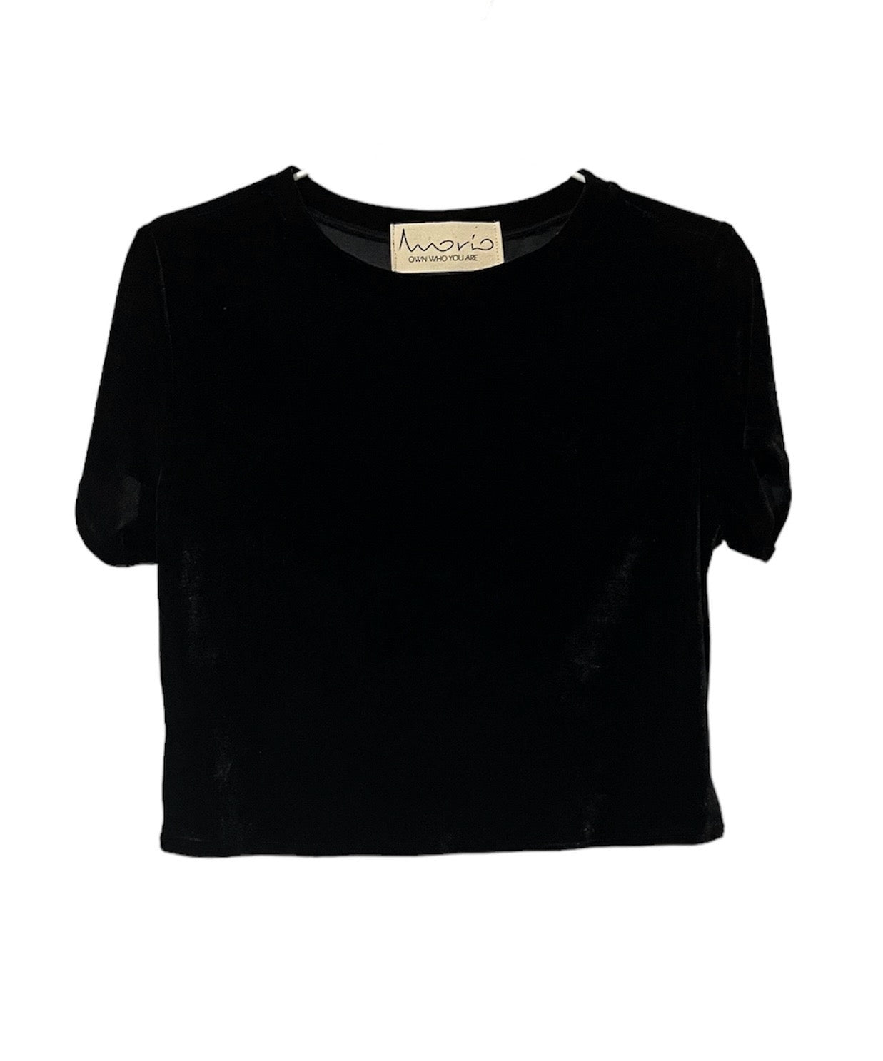 Blusa terciopelo negro