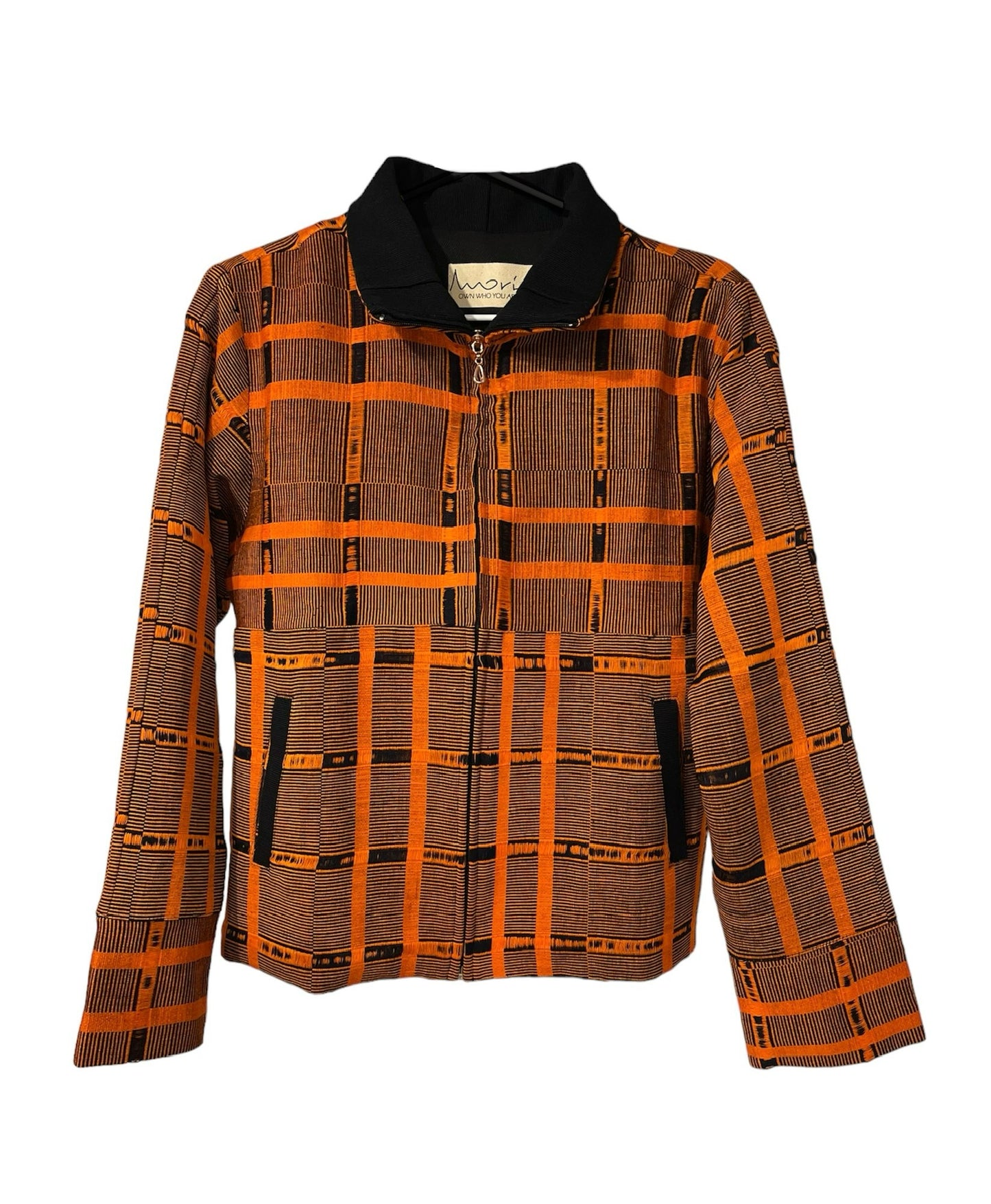 Chamarra telar naranja