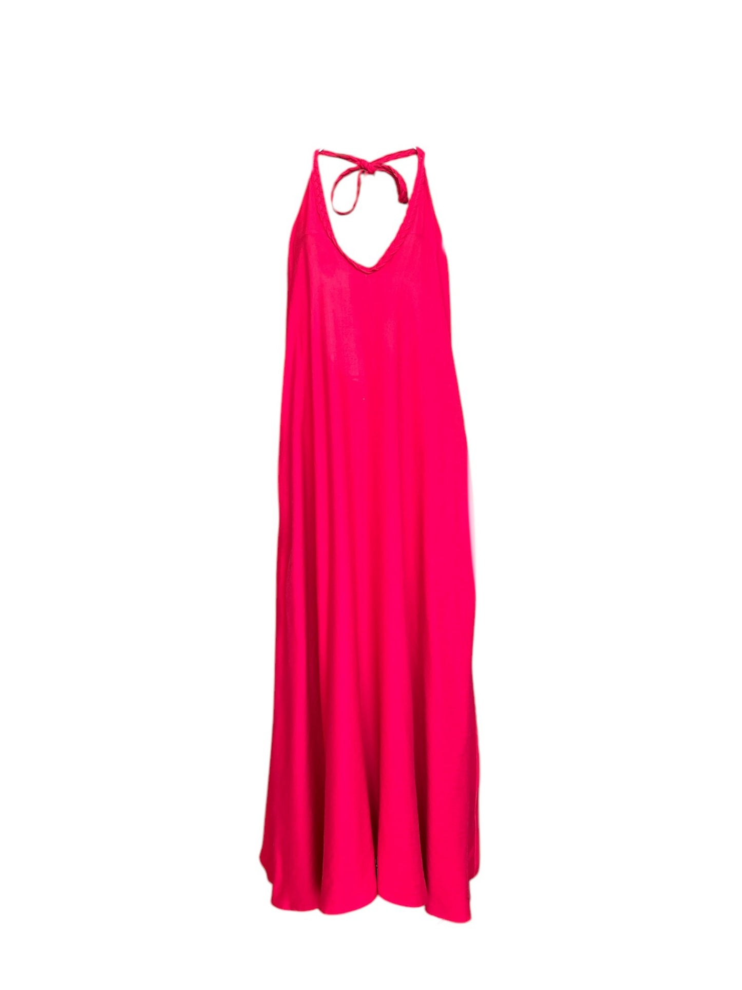 Vestido trenzado | Fuscia |