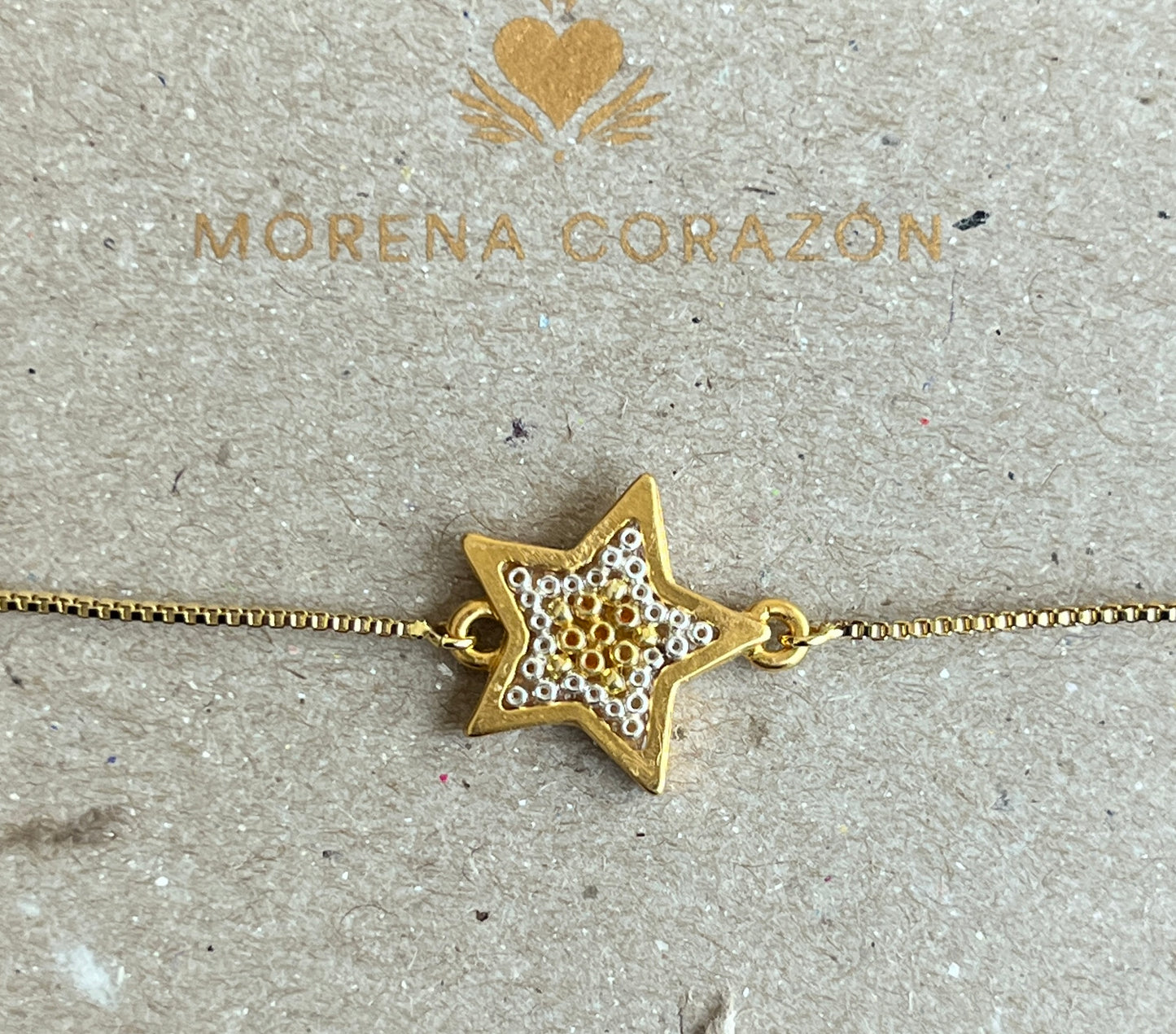Pulsera estrella ajustable