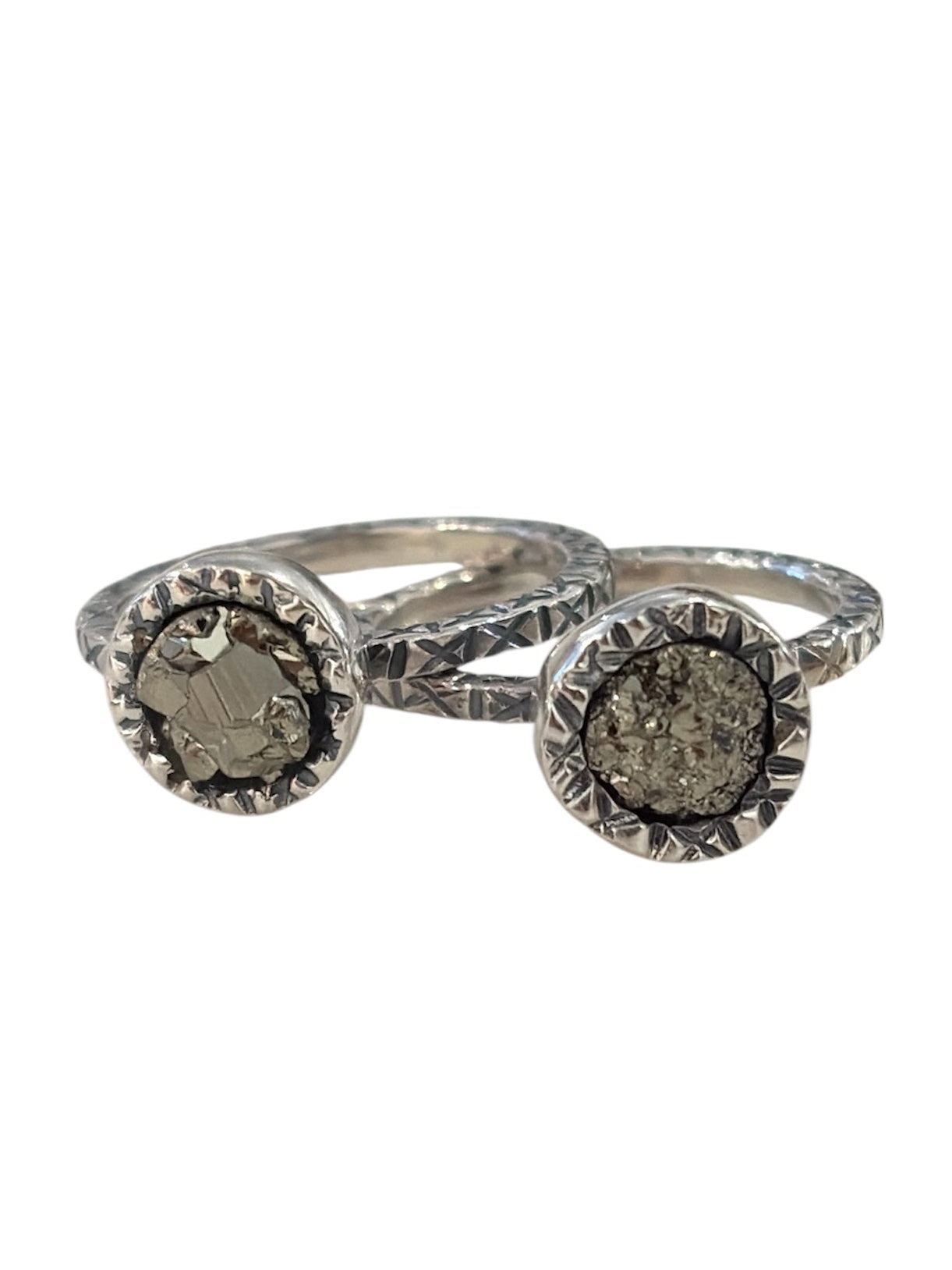 Anillo plata bisel grueso M