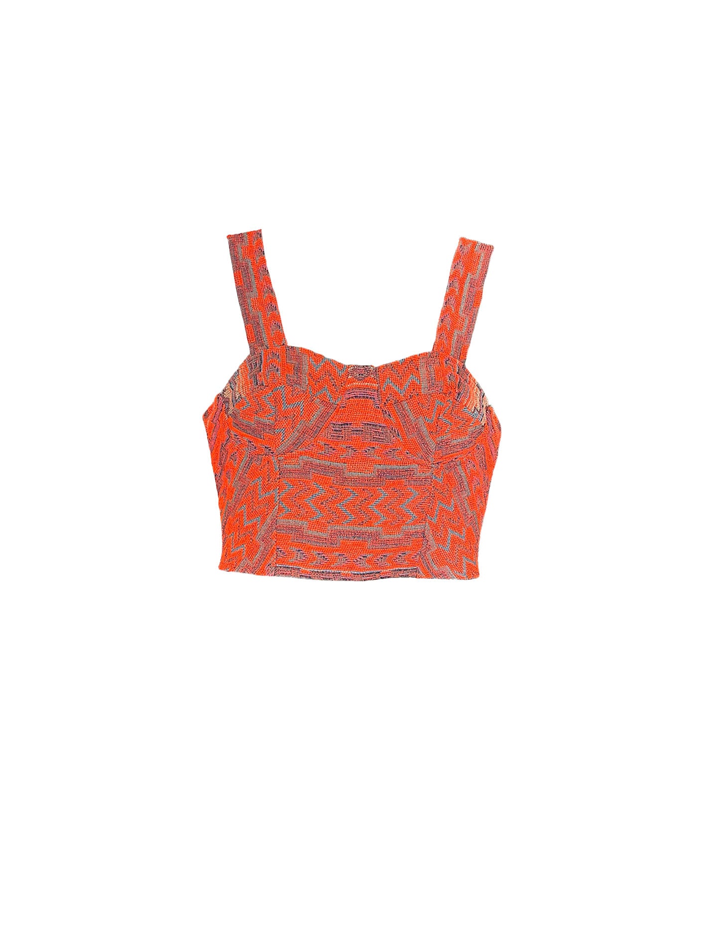 Crop top fosforescente
