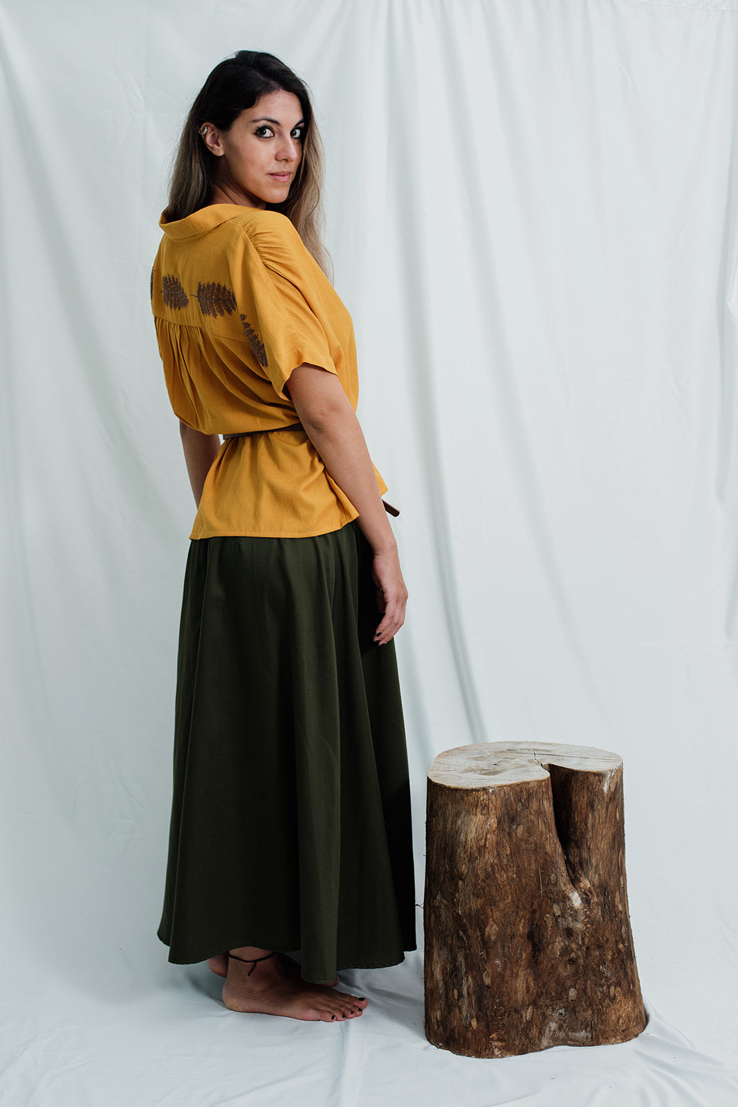 BLUSA NAXO || Mostaza