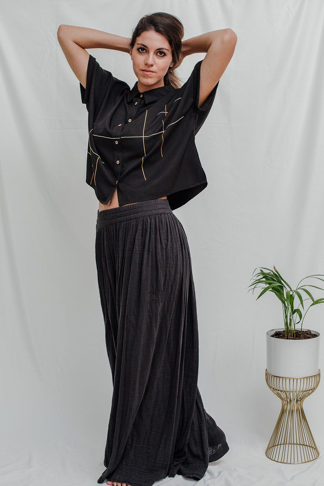 BLUSA PETUNIA || Negra