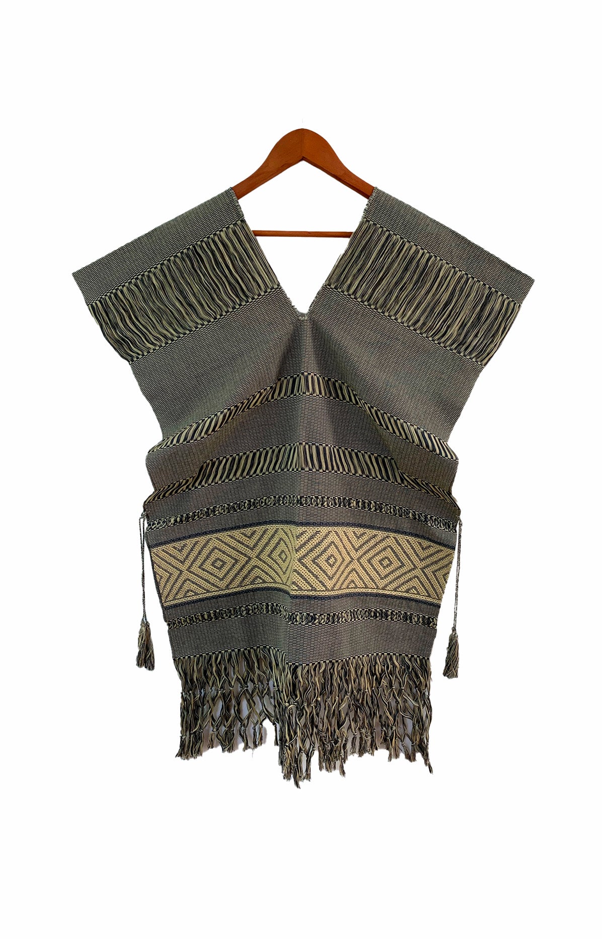 TÚNICA PETRONA || Gris ivory con amarillo
