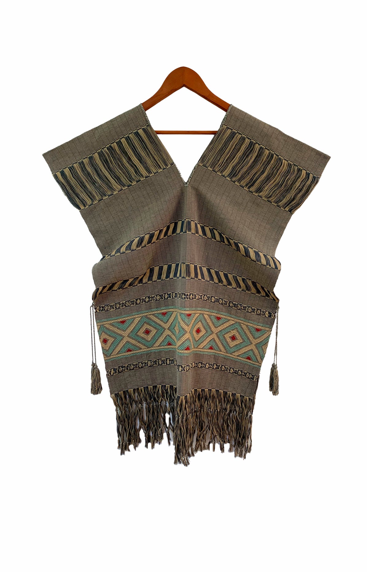 TÚNICA PETRONA || Negro con beige y colores