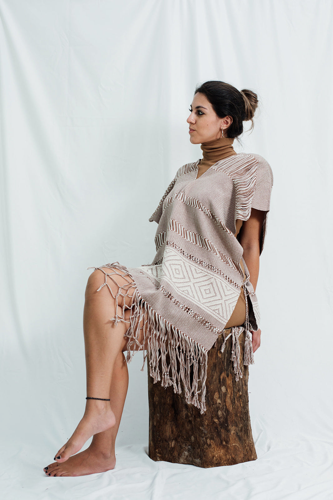 TÚNICA PETRONA || Café con ivory