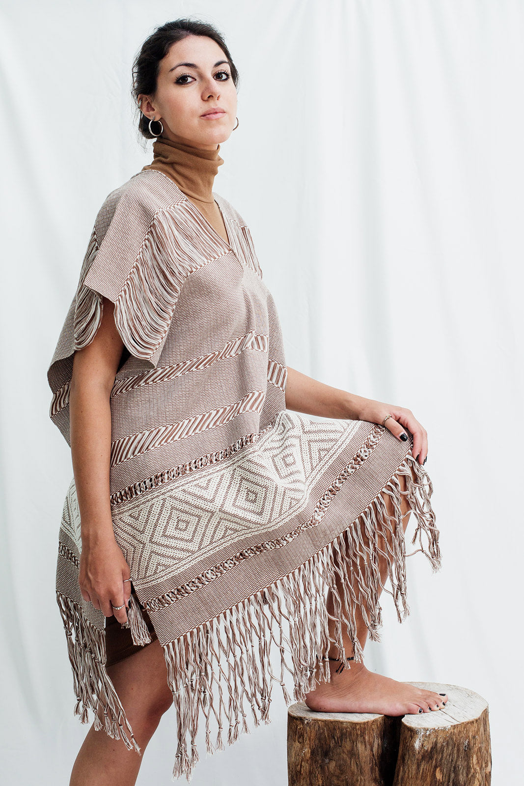 TÚNICA PETRONA || Café con ivory