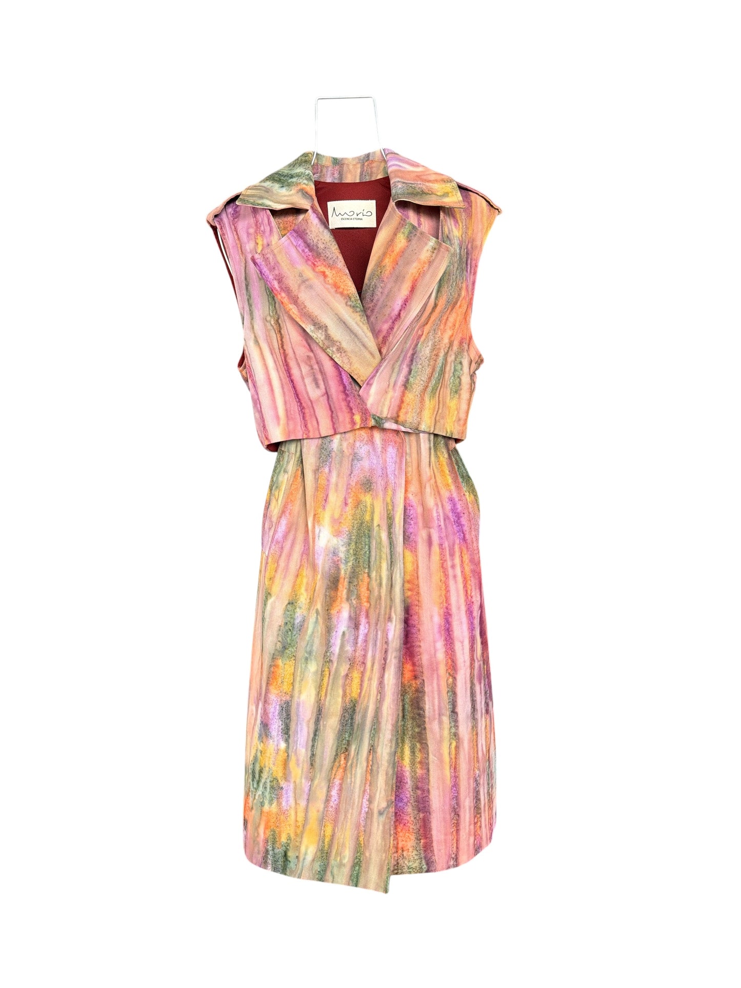 Gabardina chaleco tiedye