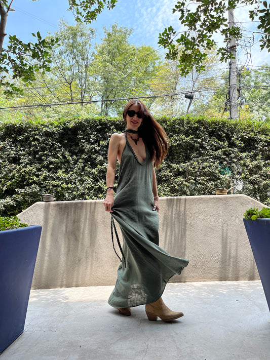 Vestido trenzado