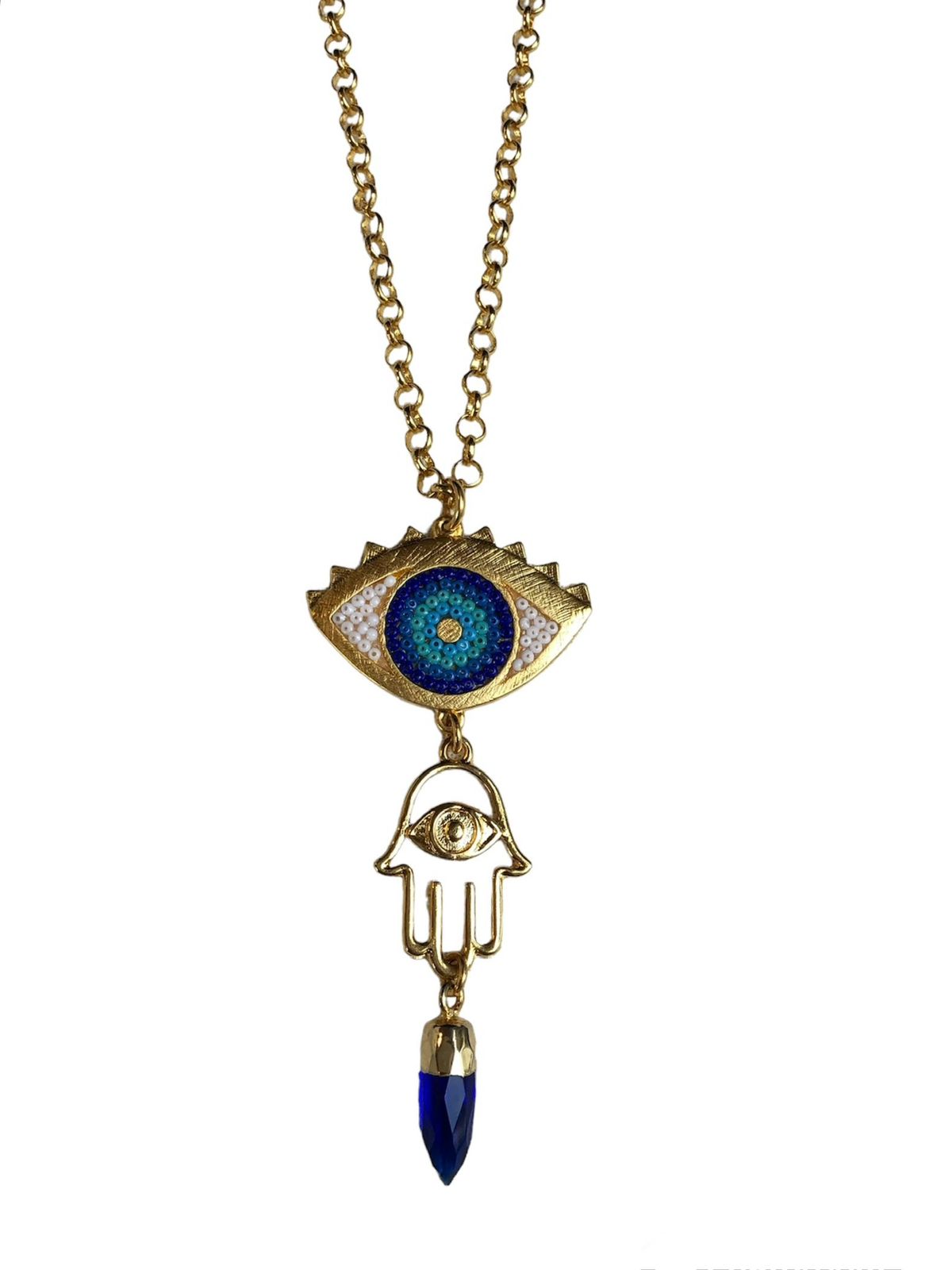 Collar ojo con mano