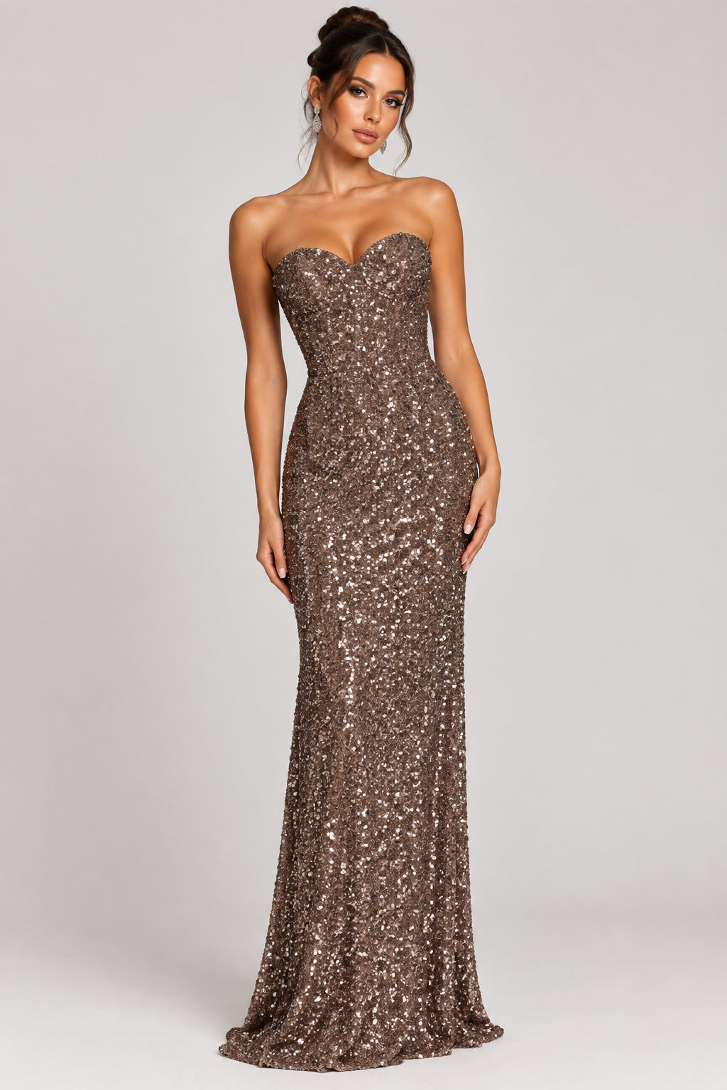 Vestido Kemurnian Lentejuelas