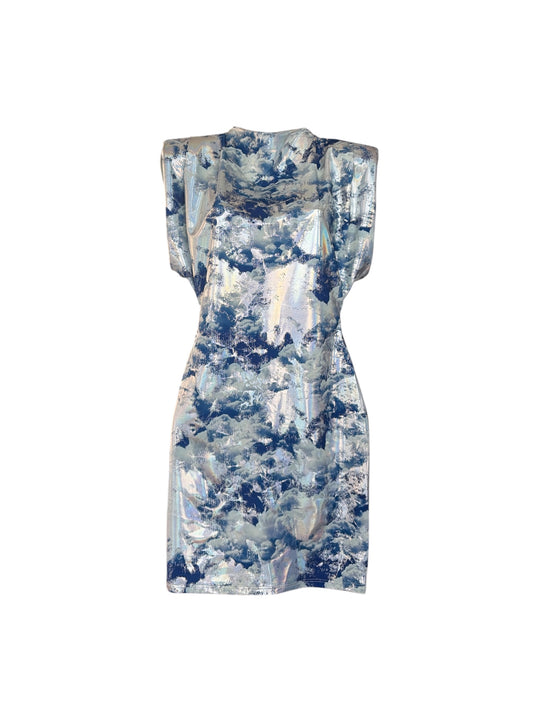 Vestido regina azul nube