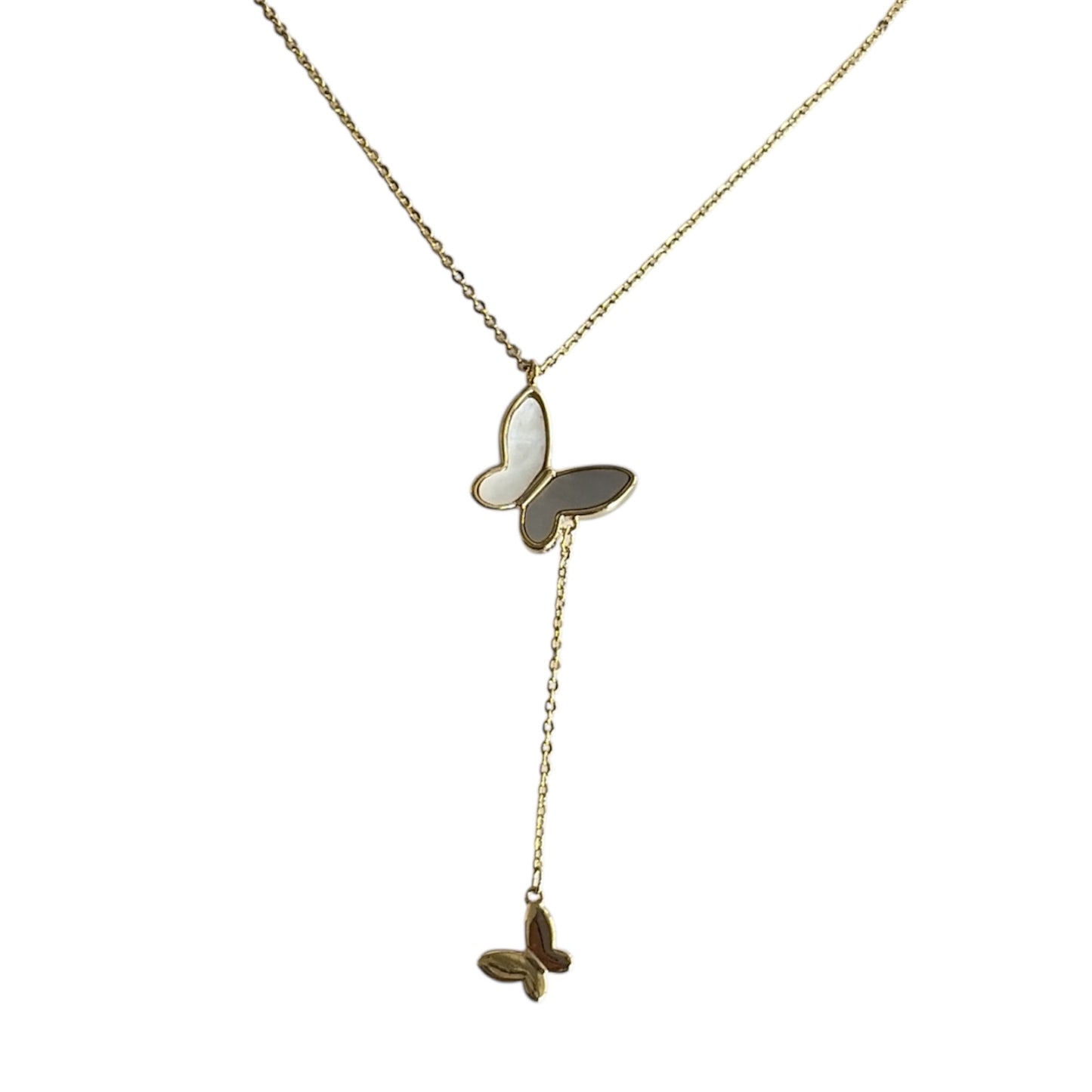 Collar mariposa madre perla