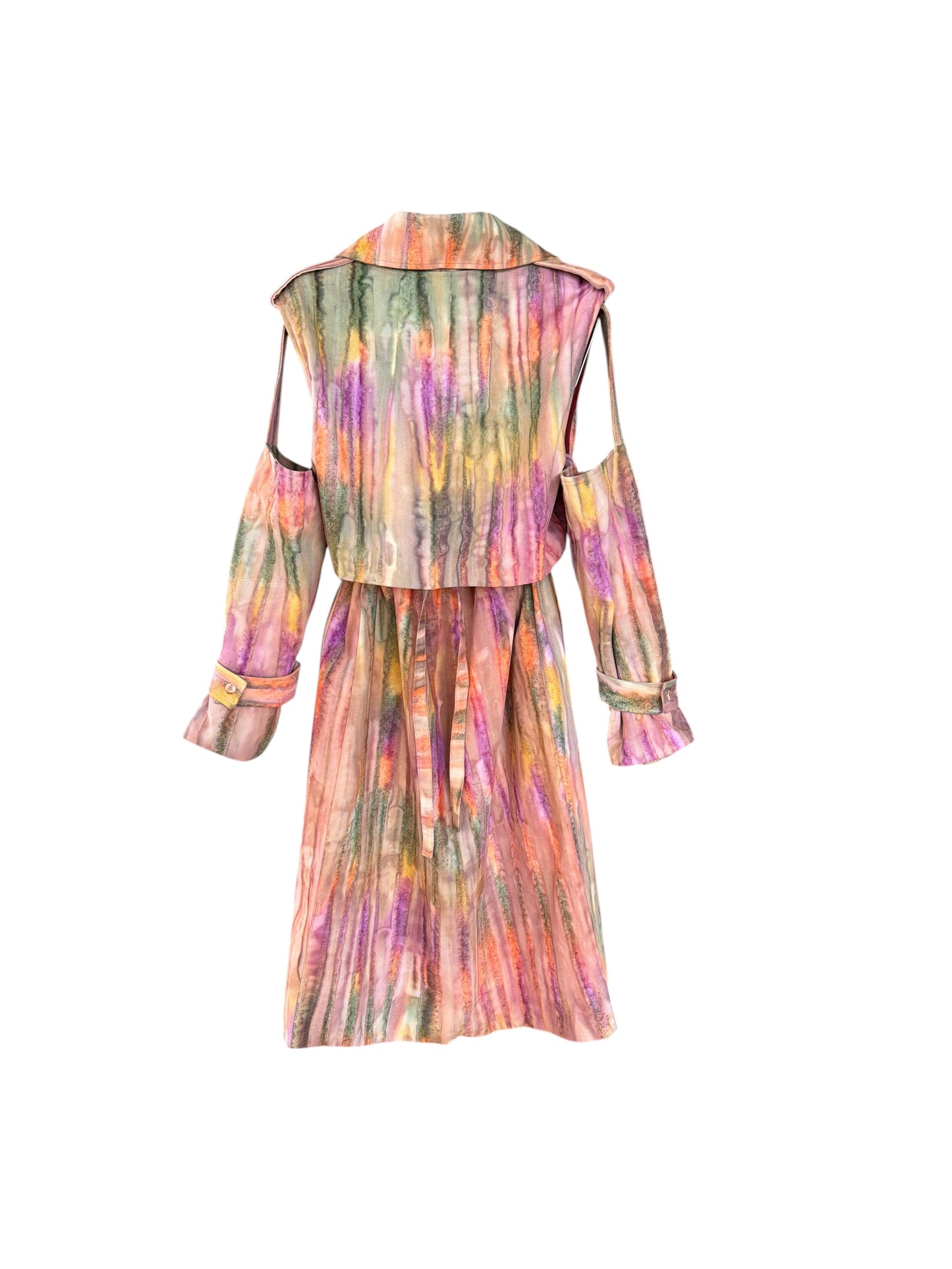 Gabardina chaleco tiedye