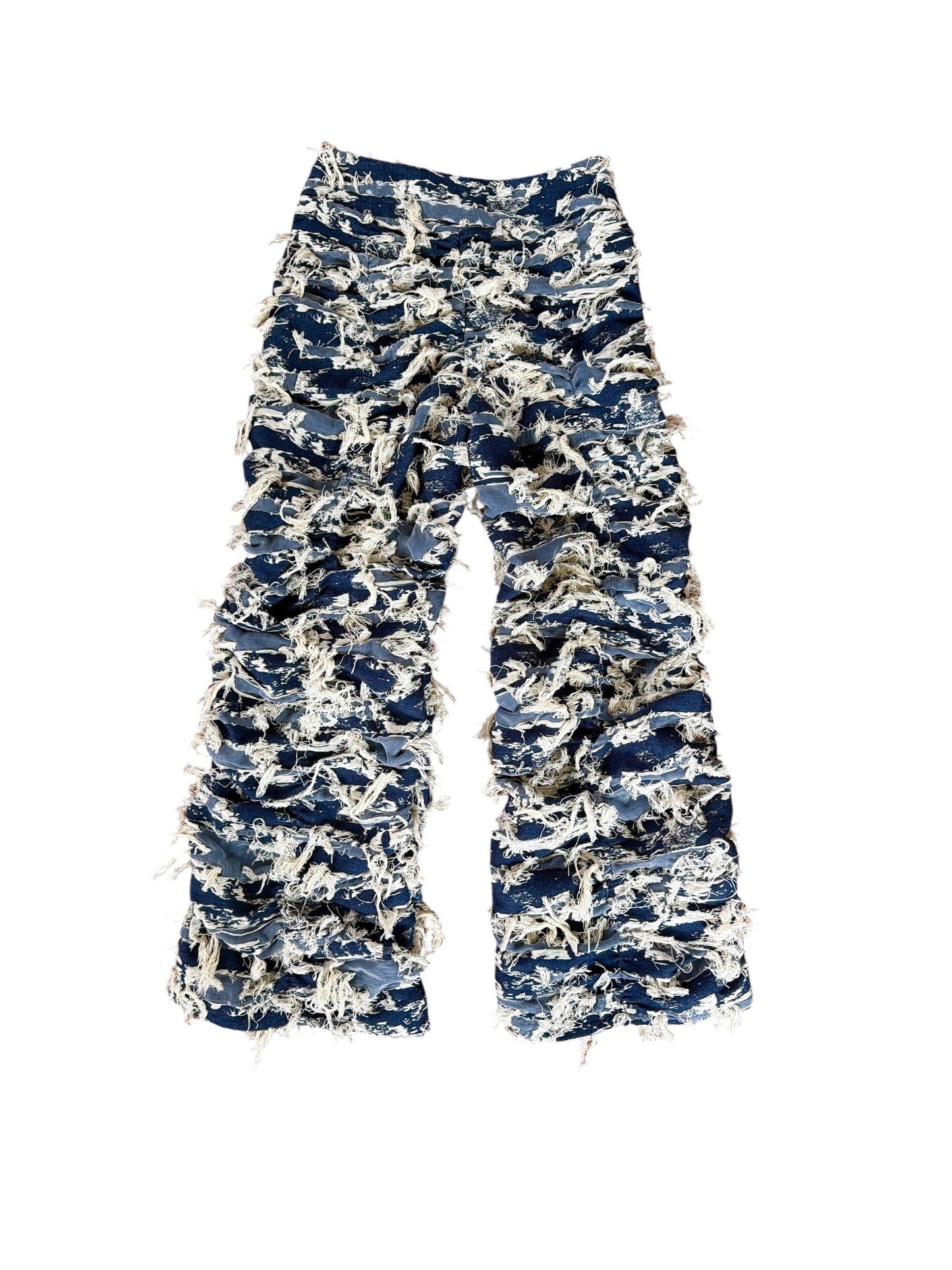 Pantalón scrunchie denim