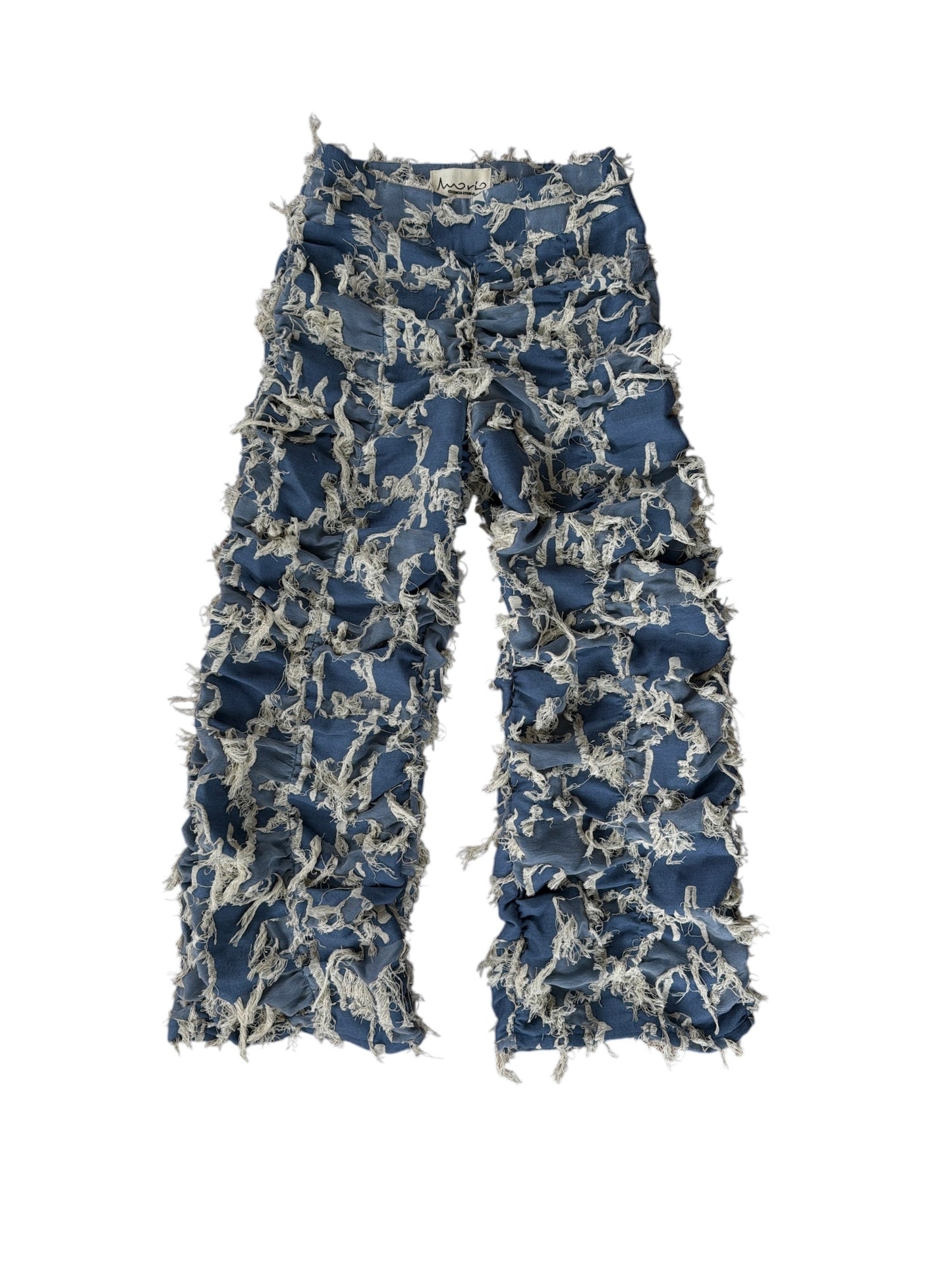 Pantalón scrunchie denim