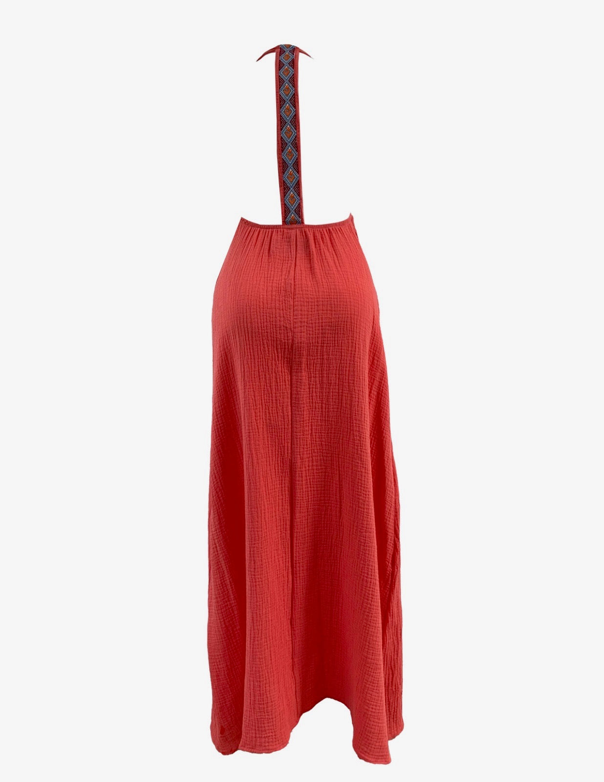 Vestido Halter Rufina Coral