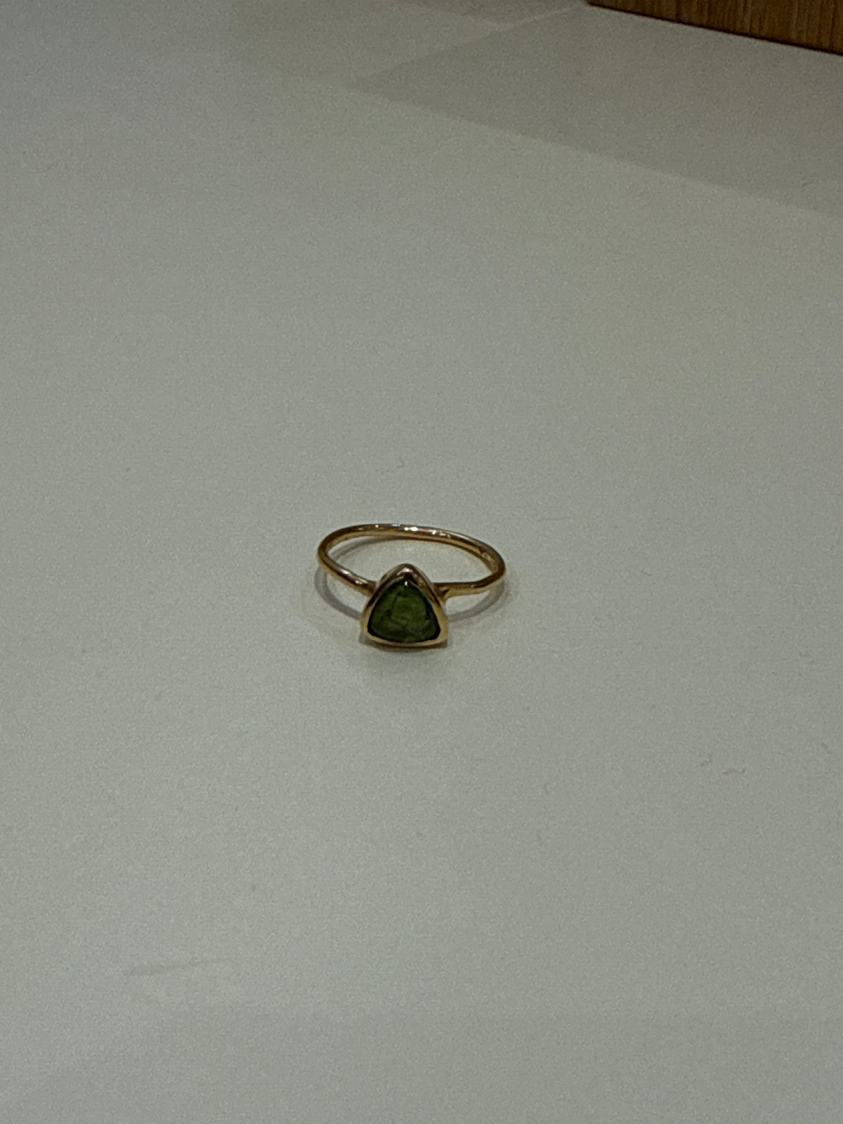 Anillo turmalina verde imperio