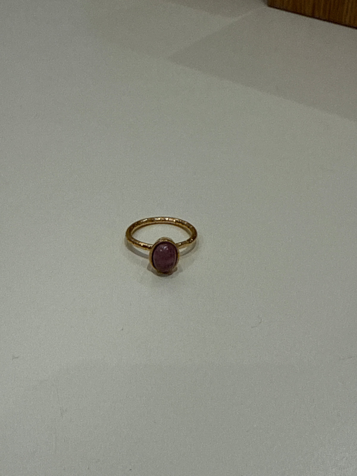 Anillo piedra Turmalina Rosa