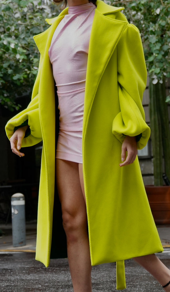 Gabardina fosfo verde