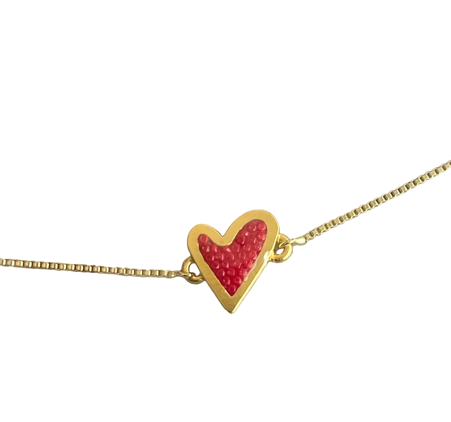 Pulsera corazón ajustable