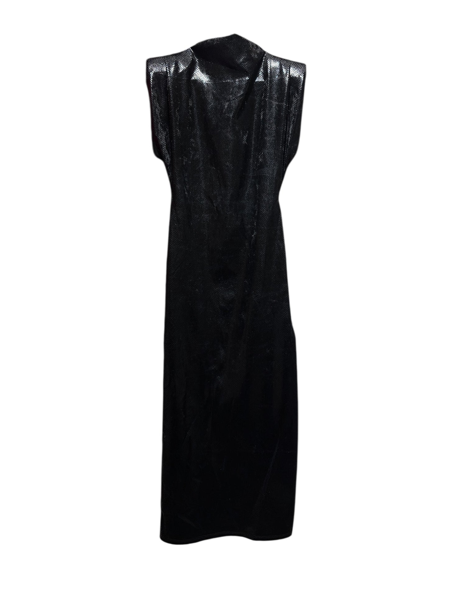 Vestido regina cocodrilo negro