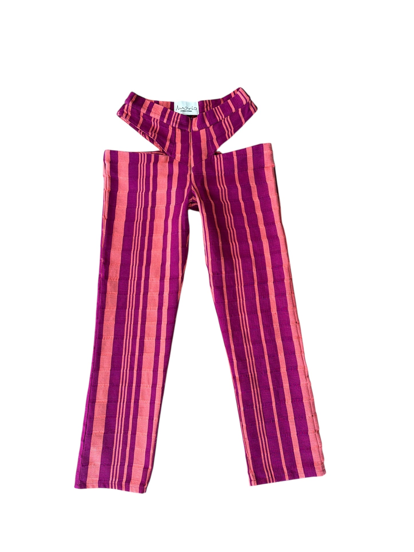 Pantalón hoyos rosa