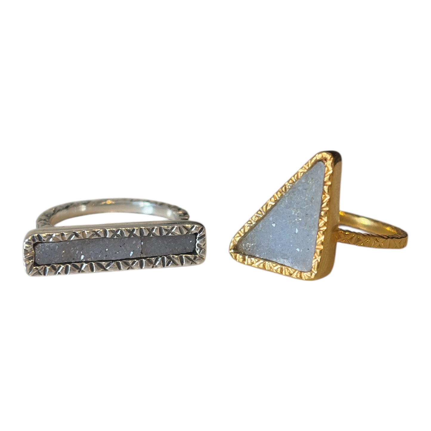 Anillo bisel grueso grande