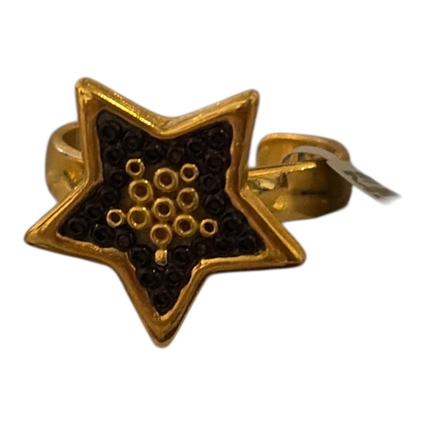 Anillo estrella negra