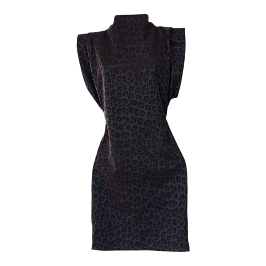 Vestido regina leopardo corto