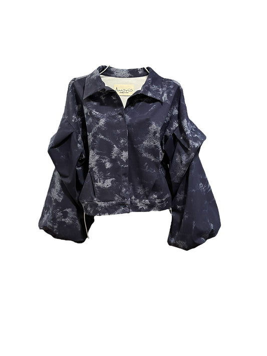 Chamarra manga bombacha | Tipo Denim