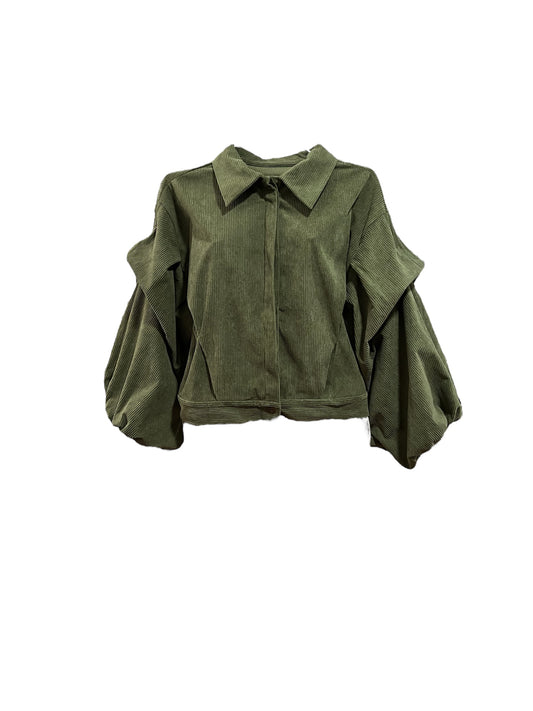Chamarra manga bombacha | verde