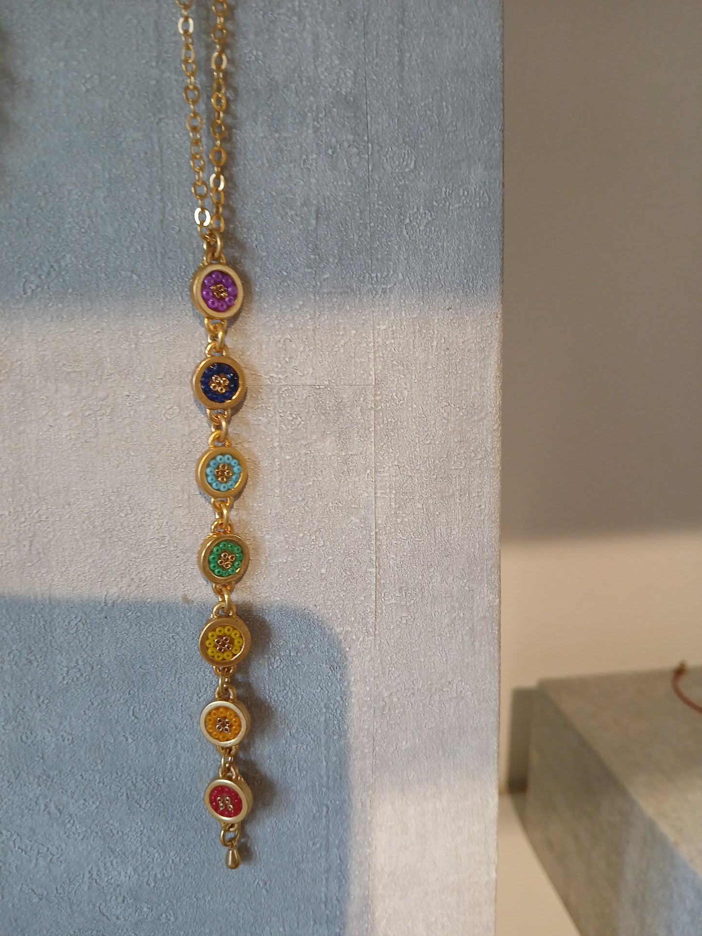 Collar circulo chacras pequeño